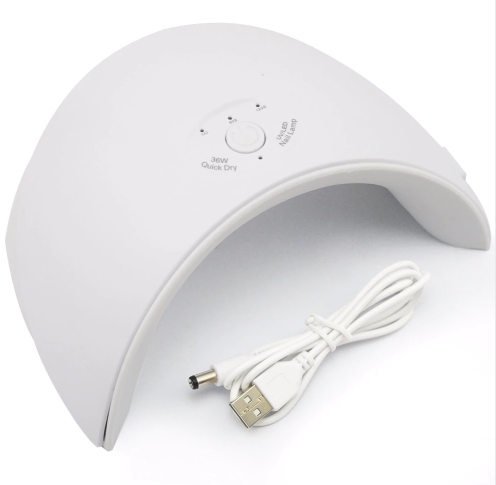36W UV LED lámpa Nail Dryer 60 / 120s időzítő USB csatlakozó
